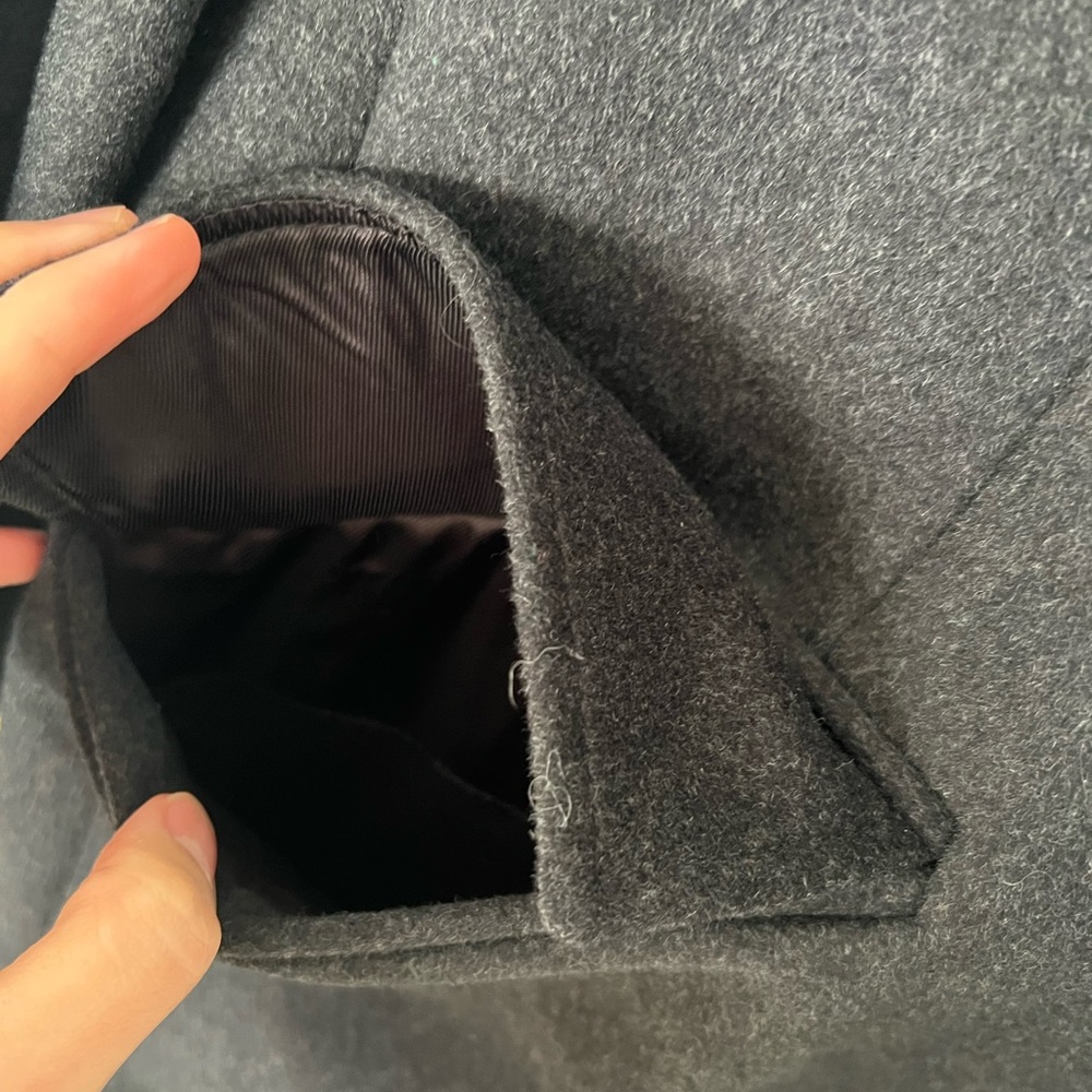 J Crew Ludlow topcoat in wool blend BS469 42/S in dark charcoal - Picture 8 of 10